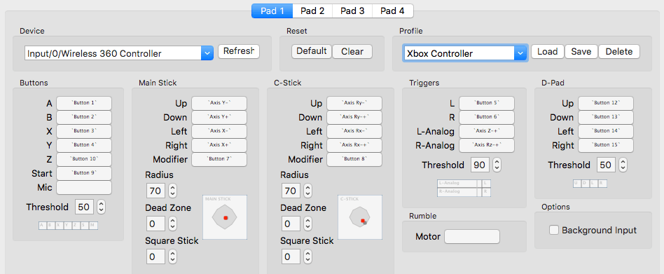 dolphin emulator controller setup mac